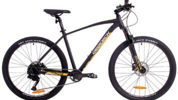 Geotech Mode Elite 27.5 Jant 9 Vites HD Dağ Bisikleti – Mat Siyah Sarı 2025